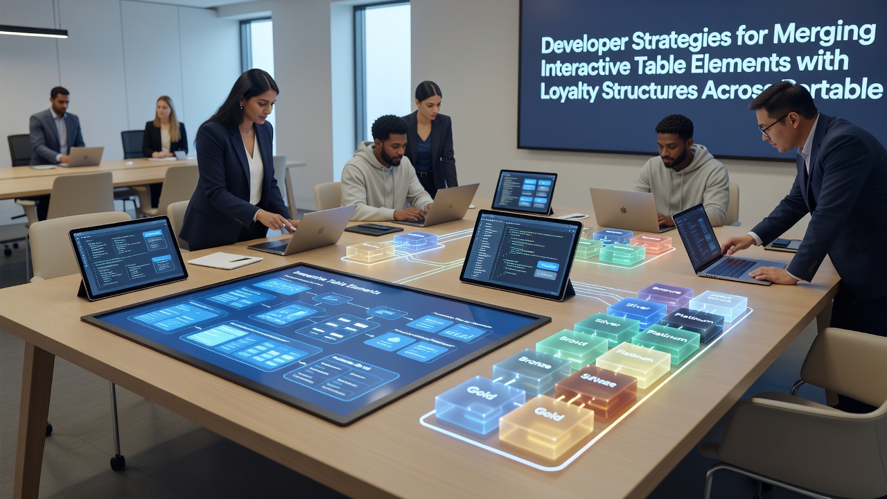 Mobile interface showing merged table game controls and loyalty reward dashboard