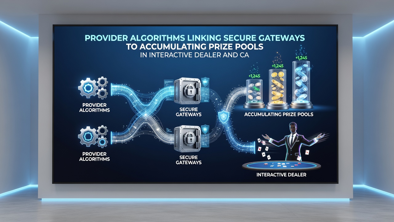 Secure gateways process contributions from live dealer sessions into expanding prize pools