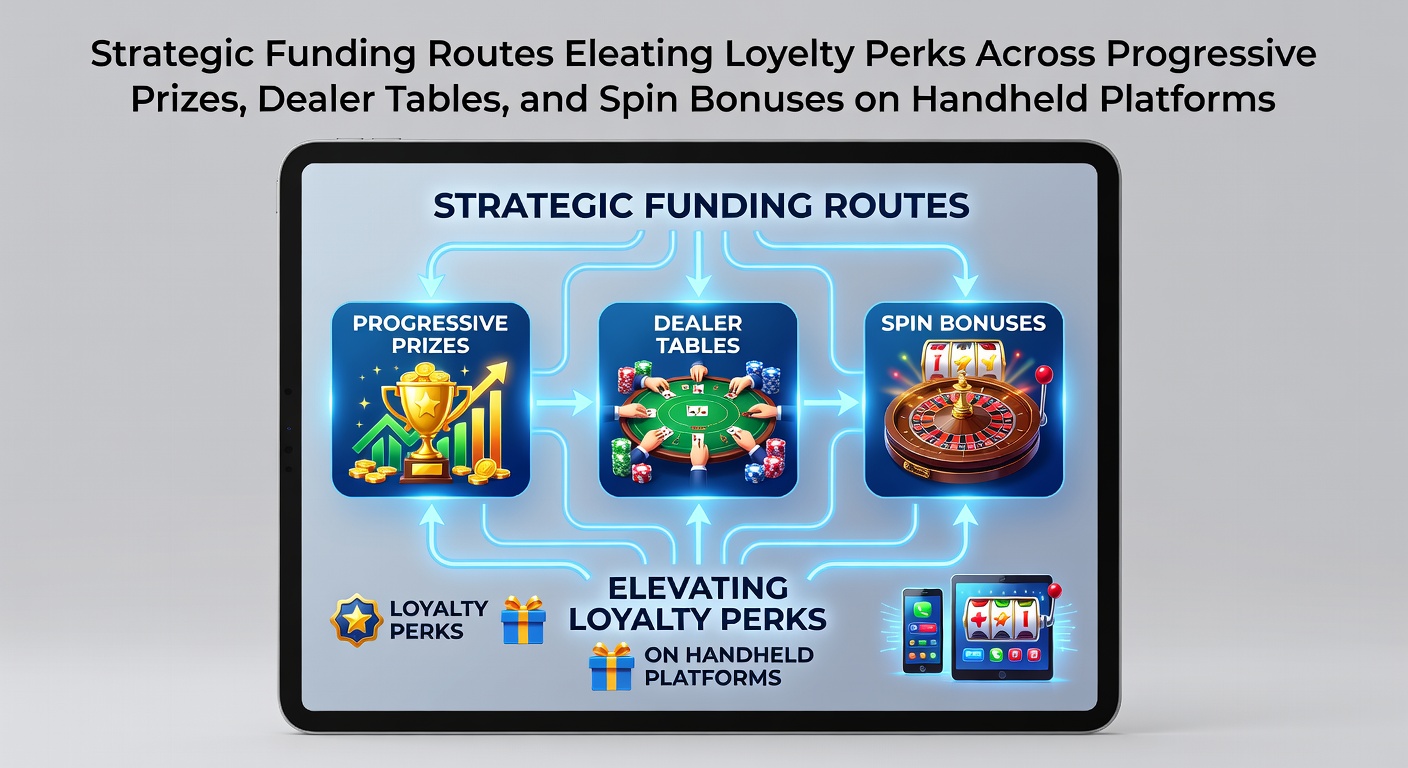 Mobile casino interface displaying progressive jackpot meters alongside loyalty tier rewards on a handheld device